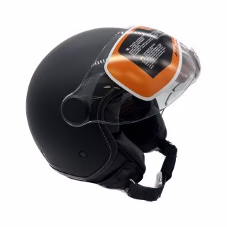 Jet helm Beon B120 logo mat zwart